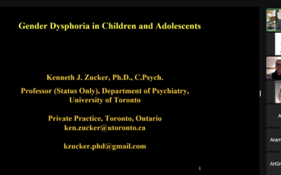 Ph.D., C.Psych. Kenneth J. Zucker seminārs par dzimumu disforiju